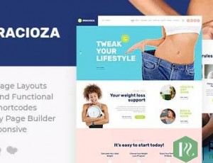 Gracioza V1.0.5 – 减肥公司和健康博客WordPress主题