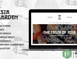 Asia Garden v1.2.1 -亚洲美食餐厅WordPress主题
