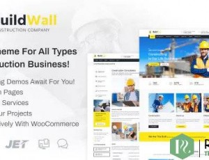 BuildWall v1.3.1 – 建筑公司WordPress主题