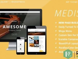 Mediso v1.2.3 – 企业/单页/博客WP主题