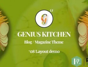 Genius Kitchen v1.2 – 餐厅新闻杂志和博客食品WordPress主题