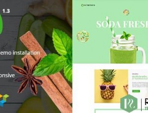 Nutritious v1.3 – 有机食品饮料WooCommerce主题