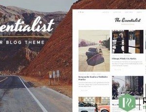 Essentialist v1.3 – 叙事WordPress博客主题