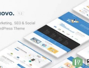 Nuovo v1.2 – 社交媒体，数字营销机构主题