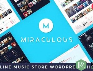 miraculous v1.0.7 – 在线音乐商店WordPress主题
