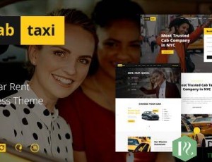 Grab Taxi v1.2.3 – 在线出租车服务WordPress主题