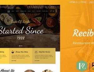 Recibo v1.3.0 – 餐厅/美食/厨师WordPress主题