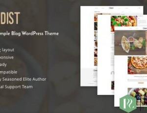Foodist v1.0 – 高雅简单的博客WordPress主题