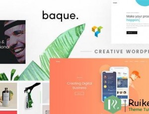 Baque v1.0.7 – 多用途Onepage Creative WP主题