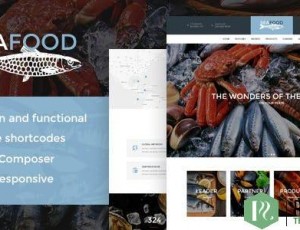 seafood v1-4- 公司和餐厅WordPress主题