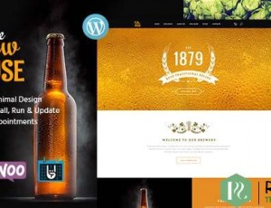 The Brew House v1.5 – 啤酒/酒吧/餐厅WordPress主题
