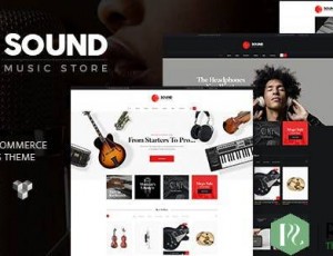 sound v1.5 – 乐器在线商店WordPress主题