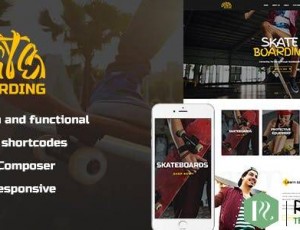 skateboarding v1.1 – 社区和商店WordPress主题