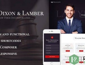 Dixon＆Lamber v1.1 – 律师事务所WordPress主题