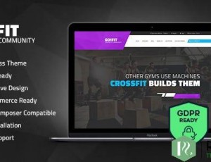 GoFit! v1.2 – 健身，健身房和Crossfit WordPress主题