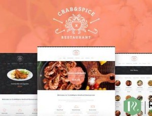 Crab＆Spice v1.3.1 – 餐厅和咖啡厅WordPress主题