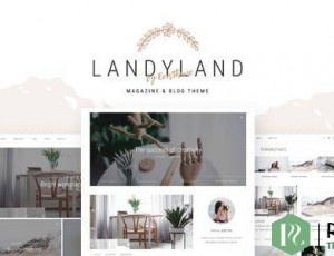Landyland v1.0 – 响应清洁博客和杂志主题
