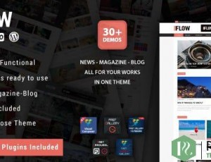 Flow News v2.0 – 杂志和博客WordPress主题