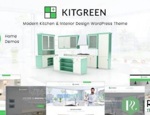 KitGreen v1.5.4 – 现代厨房和室内设计WordPress主题