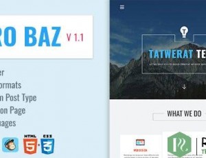 BroBaz v1.1 – 企业和博客WordPress主题
