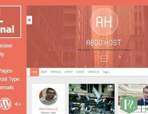 AH Personal v1.3 – 创意简历和博客主题