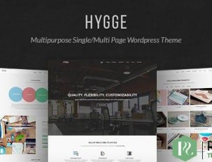 Hygge v1.0.11 – 多用途单/多页WP主题