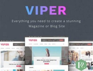 Viper v1.3 – 多用途报纸/新闻/杂志/博客WordPress主题
