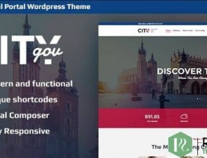 City Government & Municipal Portal v1.9 WordPress主题