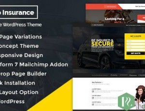 Auto Insurance v1.0.1 -WordPress主题
