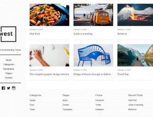 One West – WordPress博客主题