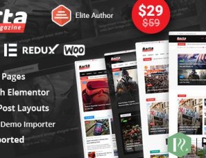 Barta v2.0 – 新闻和杂志WordPress主题