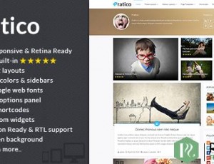 Pratico v1.0.1 – Retina响应WordPress博客主题