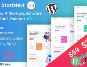 StartNext v4.3 – IT初创公司WordPress主题