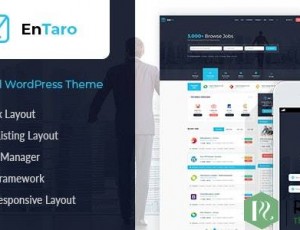 Entaro v3.19 – Job Portal WordPress主题