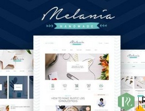 Melania v1.5.3- 手工制作博客和商店WordPress主题