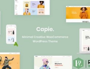 Capie v1.0.20- 最小的创意WooCommerce WordPress主题