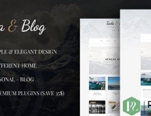 Tada＆Blog v1.3 – 个人WordPress模板