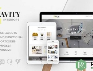 Gravity v1.2.4-当代室内设计和家具店WordPress主题