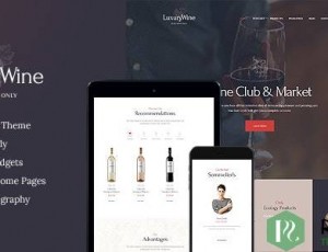 Luxury Wine v1.1.3 -酒品商店和葡萄园WordPress主题+商店