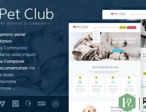 Pets Club v2.3 -宠物店和繁殖兽医WordPress主题