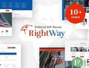 Right Way v4.0 -竞选活动和政治候选人WordPress主题
