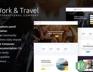 Work & Travel Company & Youth Programs v1.2 -WordPress主题