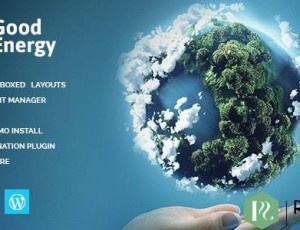 Good Energy v1.6 生态与可再生能源公司WordPress主题
