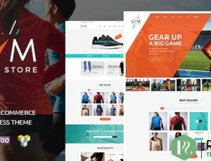 GYM v1.2.2-运动服装和设备商店WordPress主题