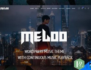 Meloo v2.6.0-WordPress的音乐制作人，DJ和活动主题