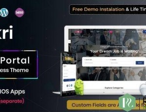 Nokri v1.4.5-Job Board WordPress主题