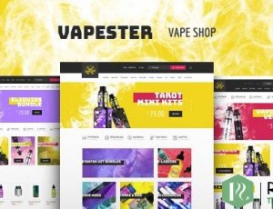 Vapester v1.0.1-创意香烟商店和Vape商店WooCommerce主题