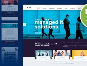 Nanosoft v1.1.13-IT公司的WP主题