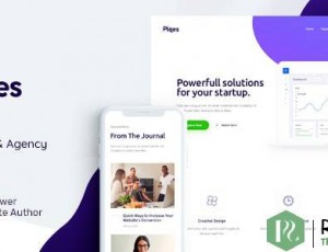 Piqes v1.0.1| 创意创业公司WordPress主题