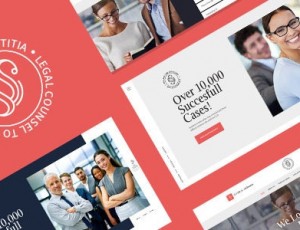 Justitia v1.0.5-多种皮肤律师和法律顾问WordPress主题